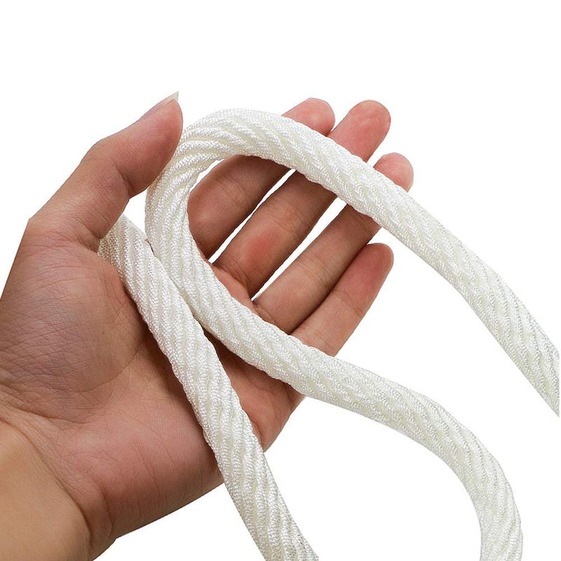 Aoneky Nylon Rope - White Pull Rope Cord (5/8 inch x 100 Ft) - Image 5